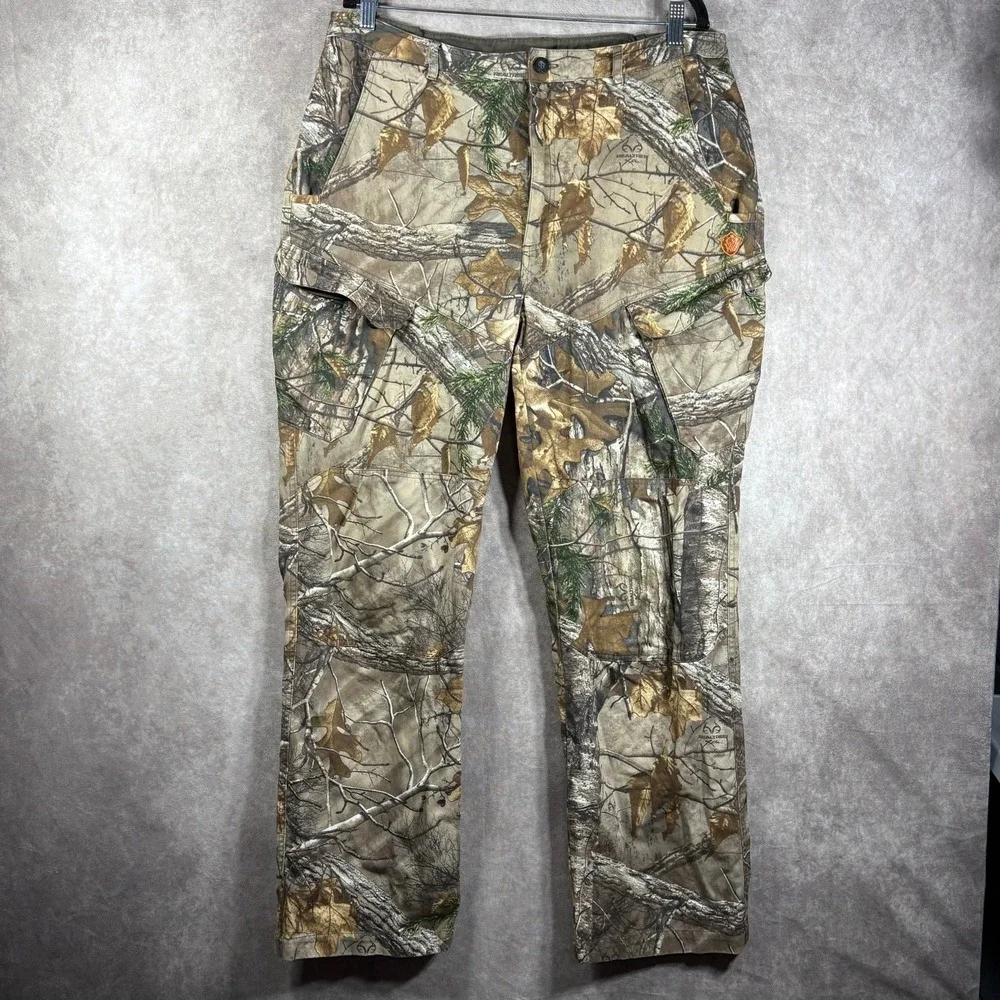 Game Winner Realtree Xtra Pants Mens Large 36-38 Brown Hunting Outdoor Cargo